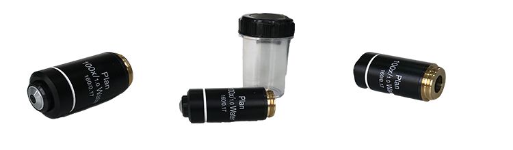 100X finite plan water objective for biological microscope
